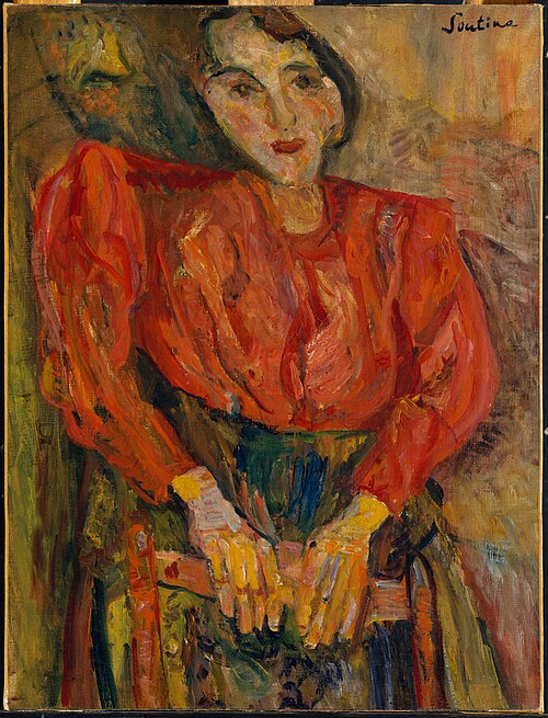 Woman in Red Blouse, 1919, Chaïm Soutine