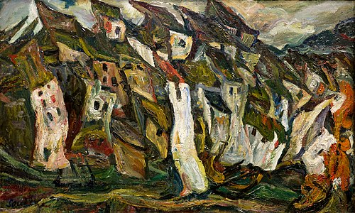 Les Maisons, 1920, Chaïm Soutine