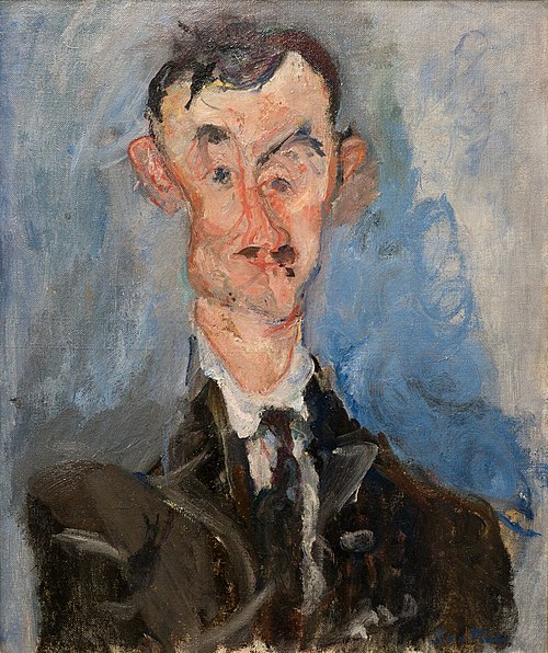 Portrait d'homme, 1922, Chaïm Soutine