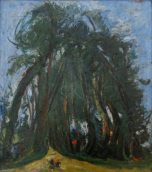L'Allée d'arbres, 1935, Chaïm Soutine
