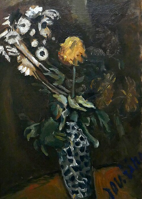 Vase of Flowers, 1918, Chaïm Soutine