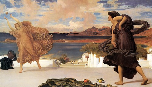 Greek Girls Playing Ball, 1889, Frederic Leighton