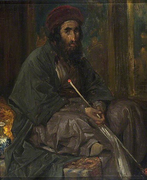 A Persian Pedlar, 1852, Frederic Leighton