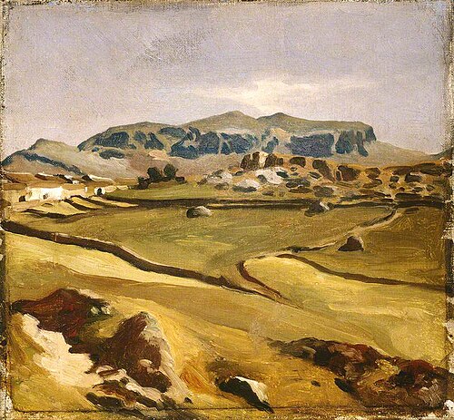 A View in Spain, 1866, Frederic Leighton