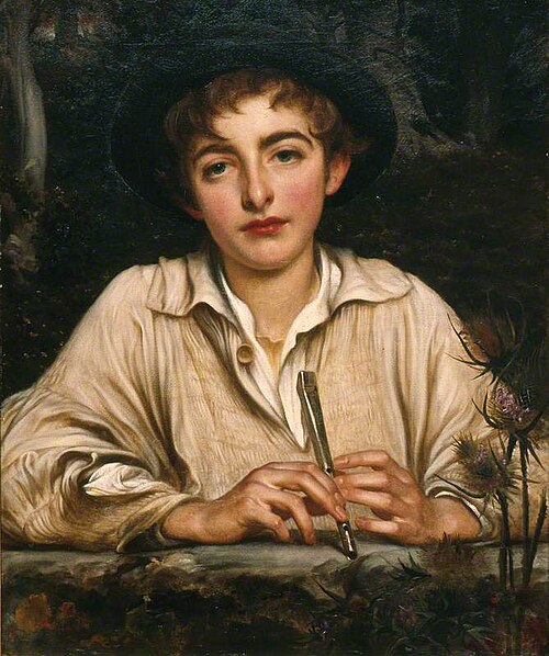 Rustic Music, 1861, Frederic Leighton