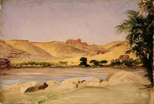 View on the Nile, 1868, Frederic Leighton