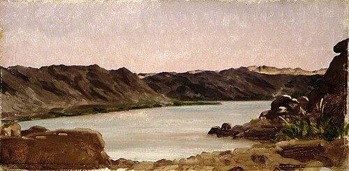 View on the Nile, 1868, Frederic Leighton