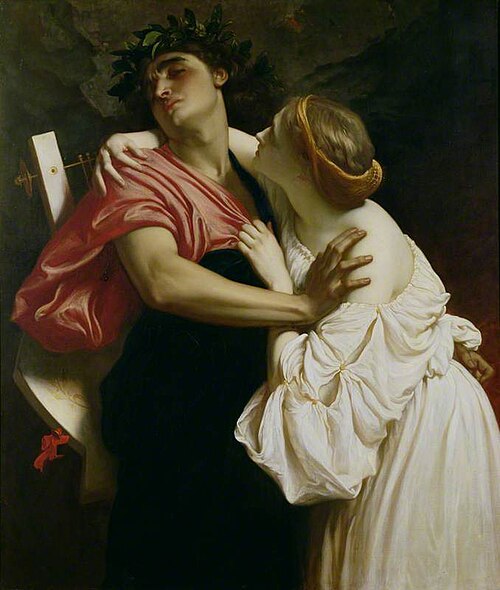 Orpheus and Eurydice, 1864, Frederic Leighton