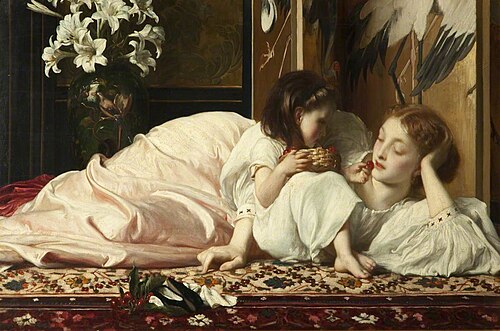 Mother and Child, 1865, Frederic Leighton