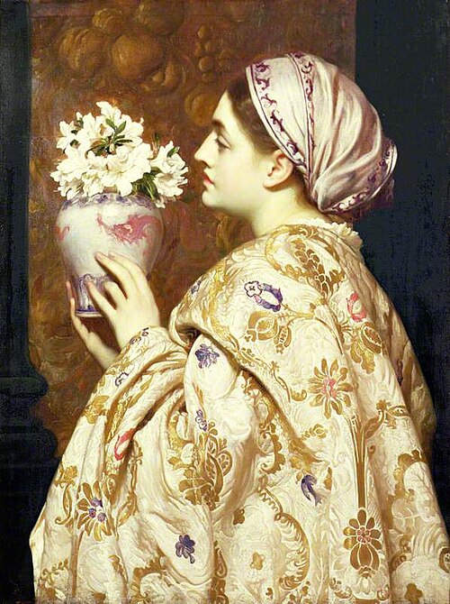 A Noble Lady of Venice, 1866, Frederic Leighton