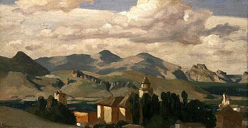 A Spanish View, 1866, Frederic Leighton