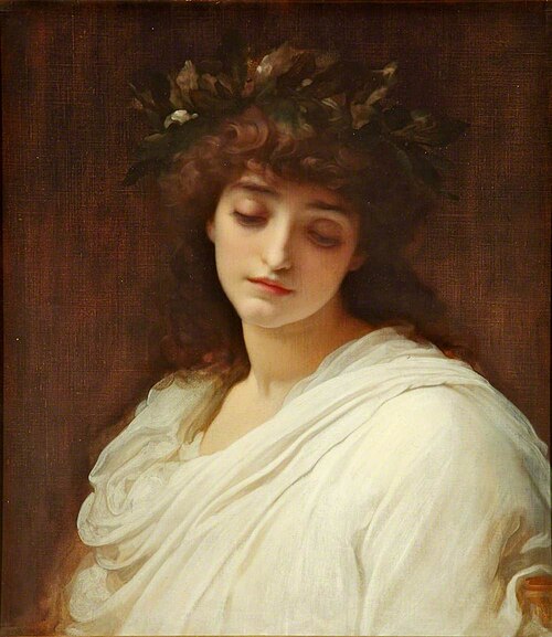 An Elegy, 1888, Frederic Leighton
