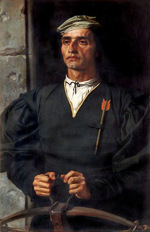 An Italian Crossbow Man, 1863, Frederic Leighton