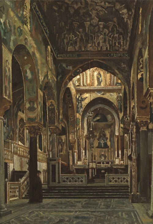 Cappella Palatina, Palermo, 1875, Frederic Leighton