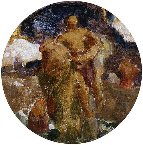 Colour Sketch for 'And the sea gave up the dead that were in it', 1892, Frederic Leighton