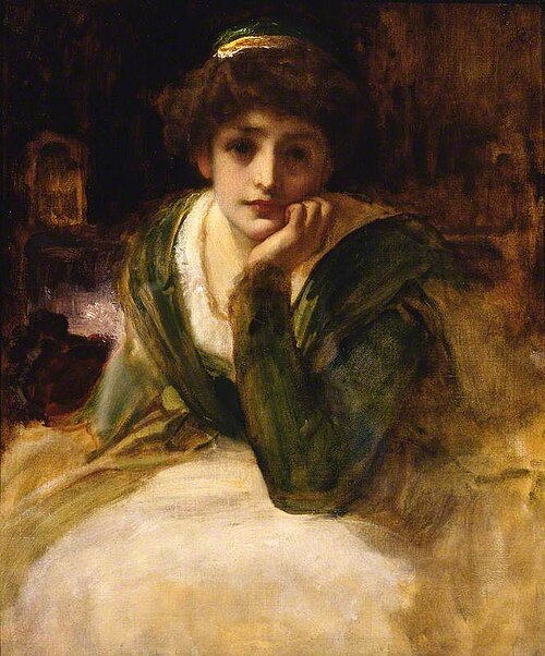 Study for 'Desdemona', 1888, Frederic Leighton