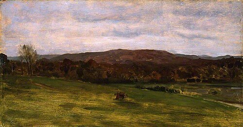 Study of Landscape, Scotland, 1890, Frederic Leighton