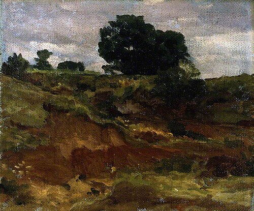 A Sketch in Bedfordshire, 1890, Frederic Leighton