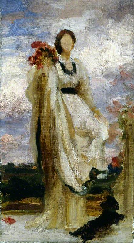 Colour Sketch for 'Countess Brownlow', 1879, Frederic Leighton