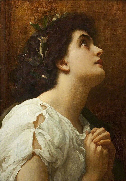 Faith, 1895, Frederic Leighton
