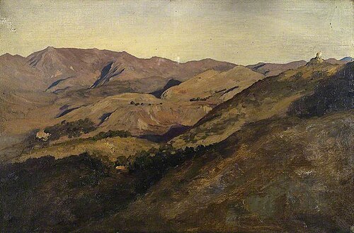 Study of Hills, 1879, Frederic Leighton