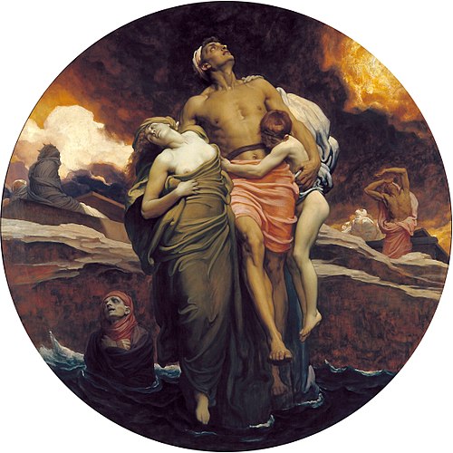 Et la mer rendit les morts qui étaient en elle, 1800, Frederic Leighton
