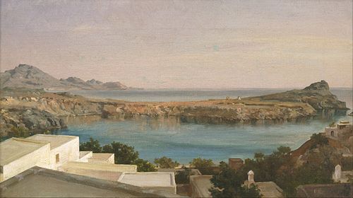 Lindos, Rhodes, 1867, Frederic Leighton