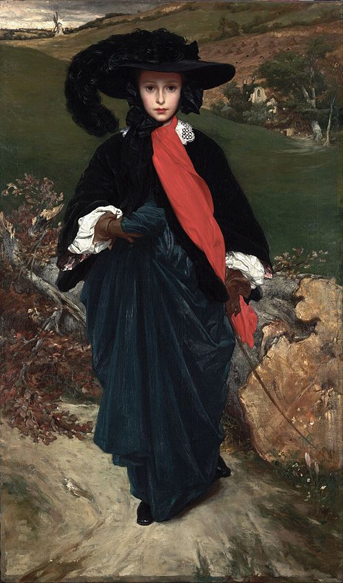 Portrait of May Sartoris, 1860, Frederic Leighton