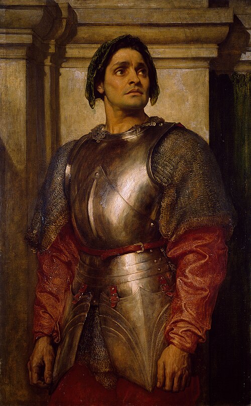 A Condottiere, 1872, Frederic Leighton