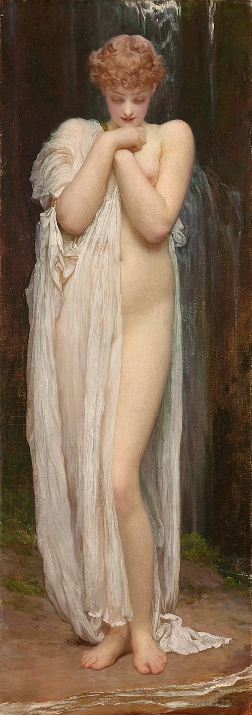 Crenaia, the Nymph of the Dargle, 1880, Frederic Leighton