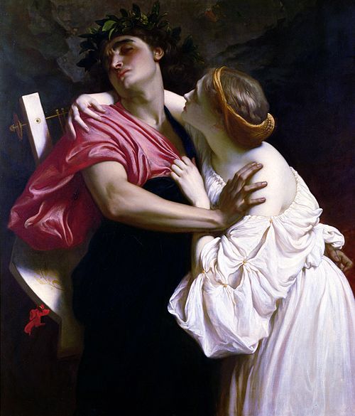 Orpheus and Eurydice, 1864, Frederic Leighton