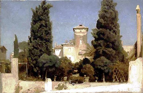 The Villa Malta, Rome, 1865, Frederic Leighton