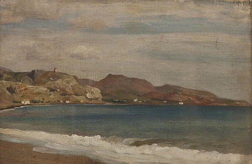 View of a Bay, Spain, 1878, Frederic Leighton