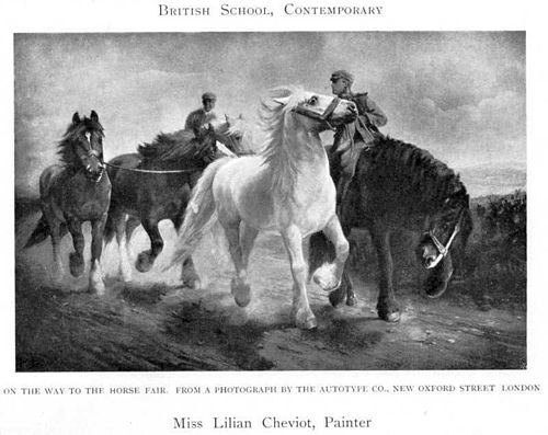 On the way to the Horse Fair, 1905, Lilian Cheviot