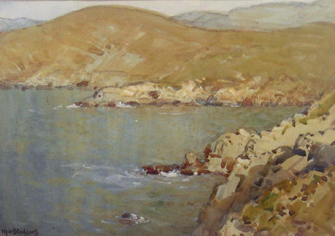 Near Lyttelton Heads, 1917, Margaret Stoddart
