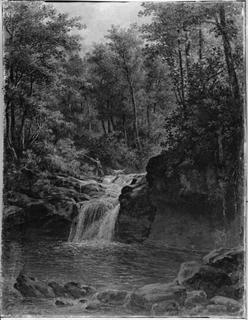 Wasserfall, , Heinrich Wüest