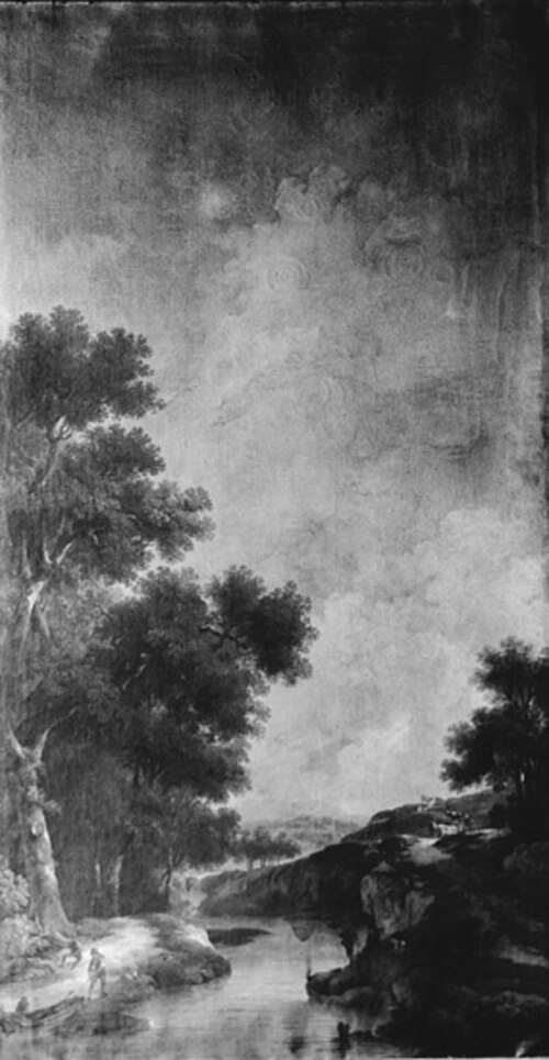 Komponierte Landschaft mit Staffage, 1775, Heinrich Wüest