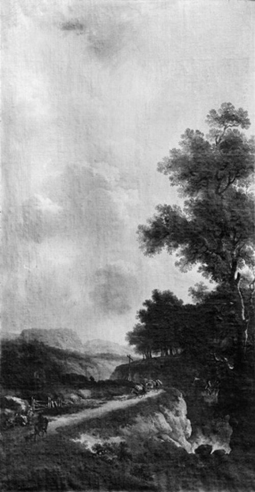 Komponierte Landschaft mit Staffage, 1775, Heinrich Wüest