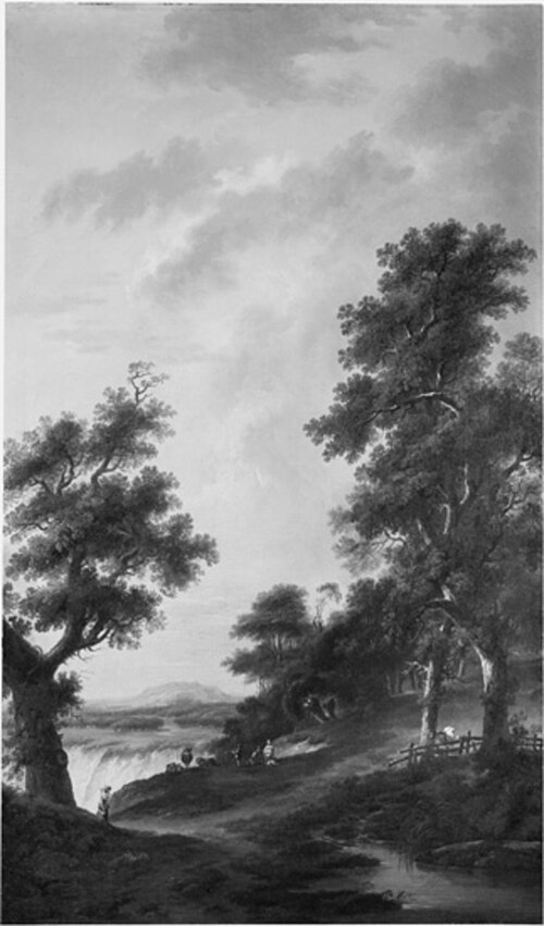 Komponierte Landschaft mit Staffage, 1775, Heinrich Wüest