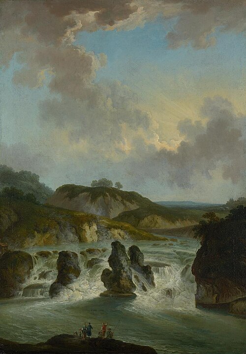 Schaffhauser Rheinfall, 1775, Heinrich Wüest