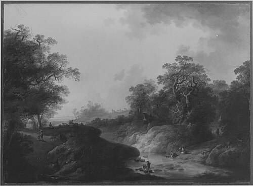 Flusslandschaft, , Heinrich Wüest