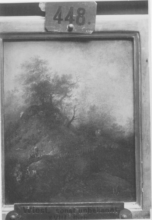 Baumlandschaft (?), 1781, Heinrich Wüest