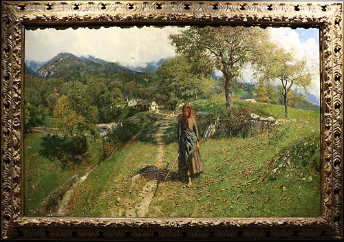 mattino autunnale, 1902, Andrea Tavernier