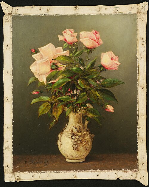 Vase of Roses, 1865, Thomas Addison Richards