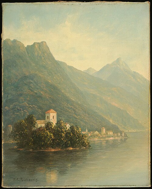 Lake in the Mountains, 1870, Thomas Addison Richards
