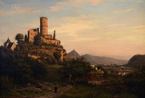 The Castle of Godesburg, 1866, Henry Lewis