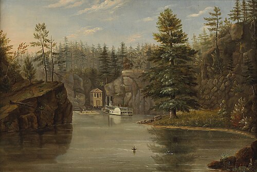 Gorge of the St. Croix, 1847, Henry Lewis