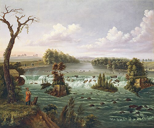 Falls of Saint Anthony, Upper Mississippi, 1847, Henry Lewis