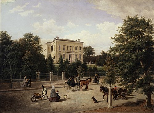 A Street in Saint Louis, 1863, Henry Lewis