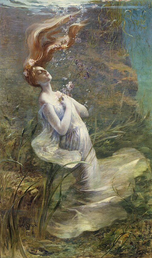 Ophélie, 1895, Paul Steck